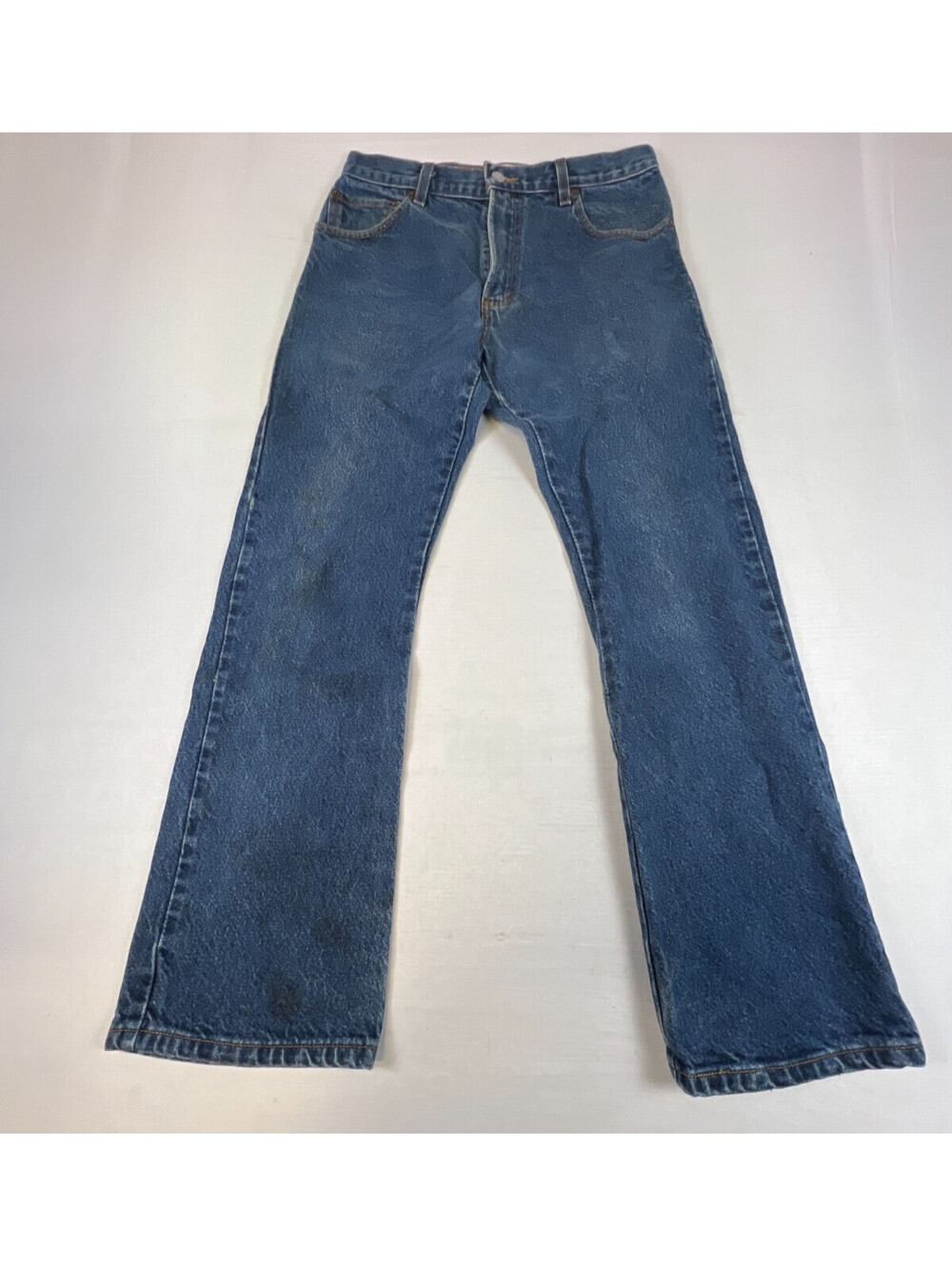 Levi's Men 30x30 517 Boot Cut Blue Denim Jeans Cotton Retro Western